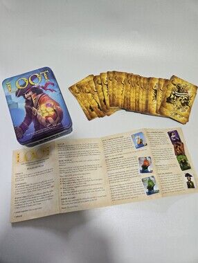 Loot The Plundering Pirate Card Game With Tin Gamewright